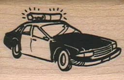 Police Car Flashing Lights 1 1/4 x 1 3/4-0