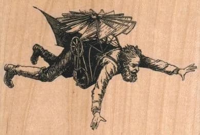 Flying Man 4 x 2 3/4-0