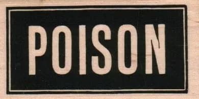 Poison 1 1/2 x 2 1/2-0