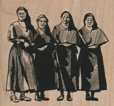 Nun Quartet 2 3/4 x 2 1/2-0
