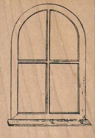 Arched Window 2 1/4 x 3 1/4-0