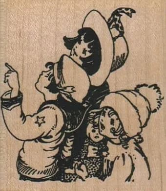 Children Pointing/Looking 2 1/2 x 2 3/4-0