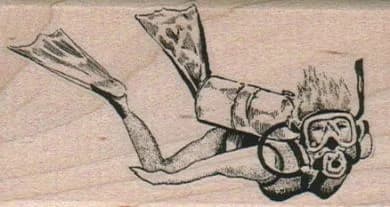 Scuba Lady 1 3/4 x 3 1/4-0