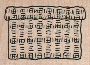 Box With HatchMarks 2 1/2 x 1 3/4-0