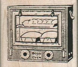 Boss Oven Baking Bread 1 1/2 x 1 1/2-0