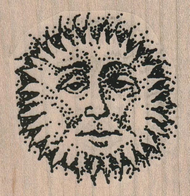 Contemplative Sun 2 1/4 x 2 1/4-0