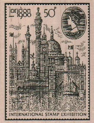 London 1900 Postoid 2 1/4 x 2 3/4-0
