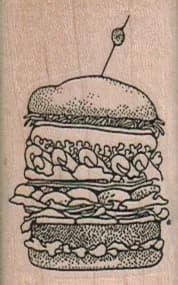 Giant Hamburger 1 1/4 x 2-0