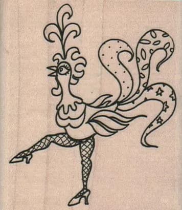 Chicken ShowGirl 2 1/2 x 2 3/4-0