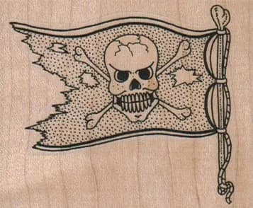 Pirate Flag 2 1/2 x 2-0