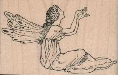 Fairy Sitting 3 1/4 x 2-0