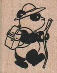 Panda Bear Hiking 1 1/2 x 1 3/4-0