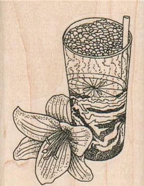 Drink With Flower 2 x 2 1/2-0