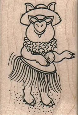 Hula Pig 1 3/4 x 2 1/2-0