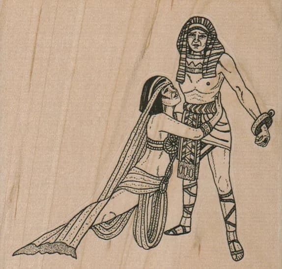 Egyptian Couple 4 x 3 3/4-0