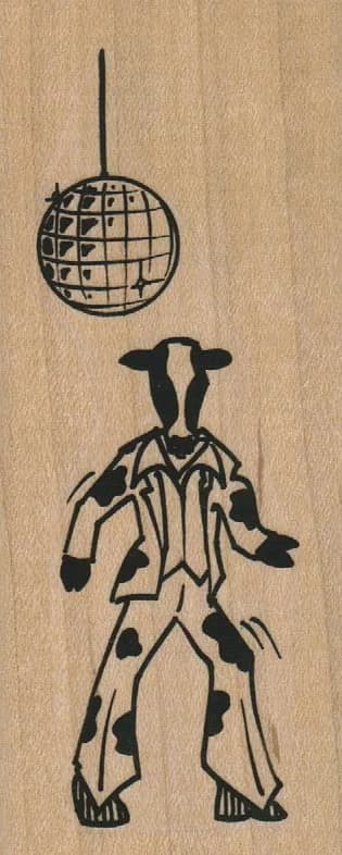 Disco Fever (Cow And Ball) 1 3/4 x 4-0