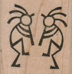 Kokopelli Duo 1 3/4 x 1 3/4-0