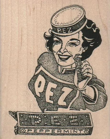 Usherette Pez Lady 3 1/4 x 4-0