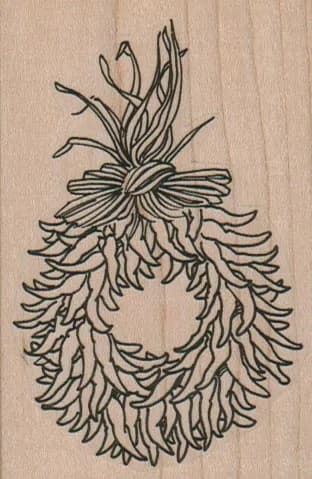 Wreath Of Peppers 2 1/4 x 3 1/4-0