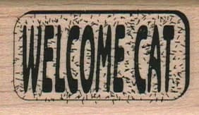 Welcome Cat 1 1/4 x 2-0