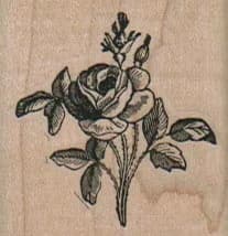 Rose And Stem 1 1/2 x 1 1/2-0