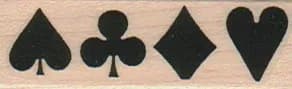 Card Suits 3/4 x 2-0