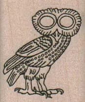 Big Eyed Owl 1 1/4 x 1 1/2-0