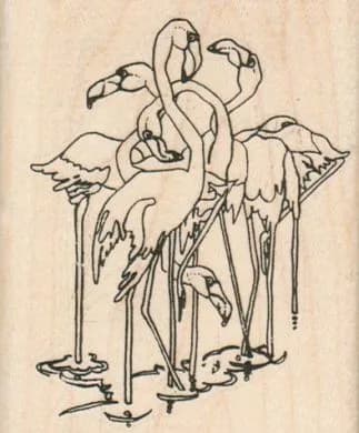 Flamingo Flock 2 3/4 x 3 1/4-0