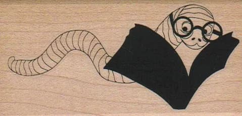 BookWorm 1 3/4 x 3 1/4-0