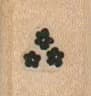 Three Flowers Small 3/4 x 3/4-0