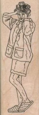 Lady in Slippers 1 1/4 x 3 1/2-0