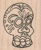 Fancy Skull 1 1/2 x 1 3/4-0
