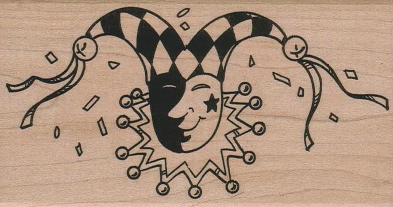Mardi Gras Mask 3 x 5 1/4-0