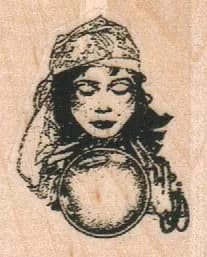 Fortune Teller And Crystal Ball 1 1/4 x 1 1/2-0