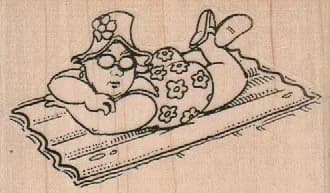 Lady Floating 3 1/2 x 2-0