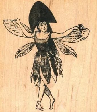 Winged Lady 3 3/4 x 4 3/4-0