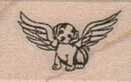 Dog Angel 1 x 1 1/4-0