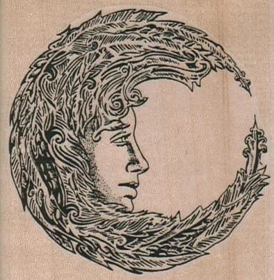 Mr. Moon 2 3/4 x 2 3/4-0
