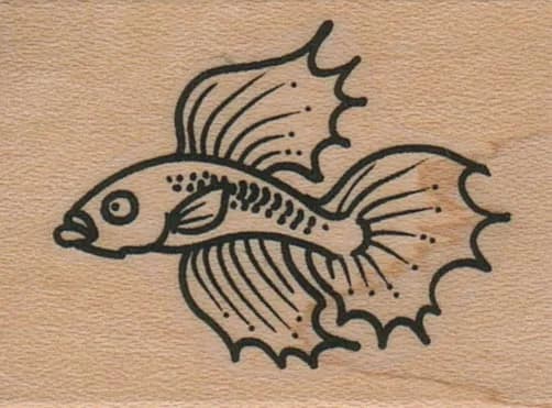 Siamese Fighting Fish 1 1/2 x 1 3/4-0