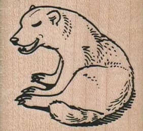 Sitting Wolverine 2 x 1 3/4-0