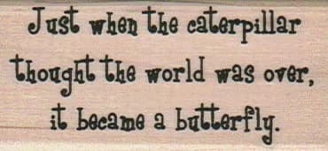 Just When The Caterpillar 1 1/4 x 2 1/2-0