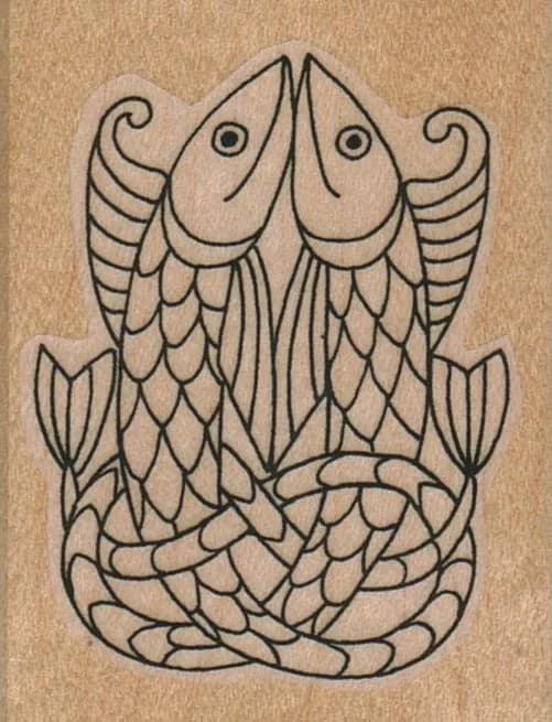 Celtic Fish Design 1 3/4 x 2 1/4-0