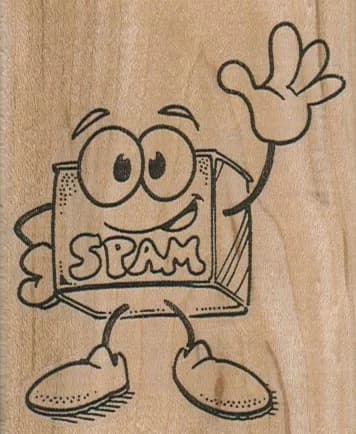 Spam Waving 2 1/2 x 3-0