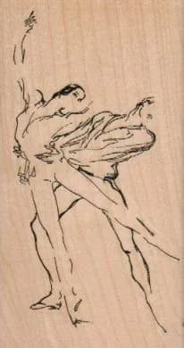 Ballet Duo (Man & Woman) 2 3/4 x 5-0