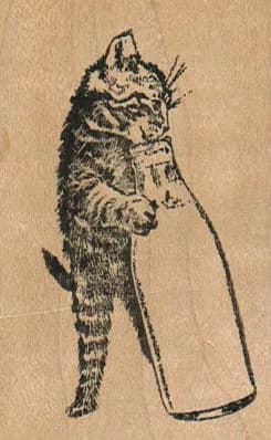 Kitten 'N' Bottle 1 3/4 x 2 3/4-0