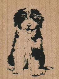 Old English SheepDog/Small 1 1/2 x 1 3/4-0