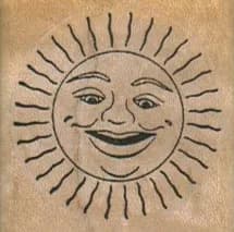 Smiling Sun/Small 1 1/2 x 1 1/2-0