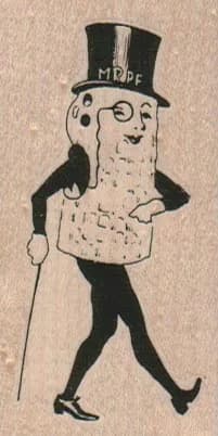 Mr. Peanut 1 1/2 x 2 3/4-0