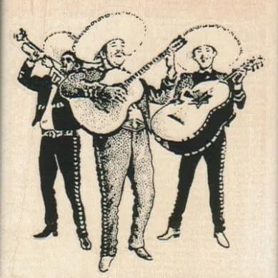 Mariachi Band 2 3/4 x 2 3/4-0