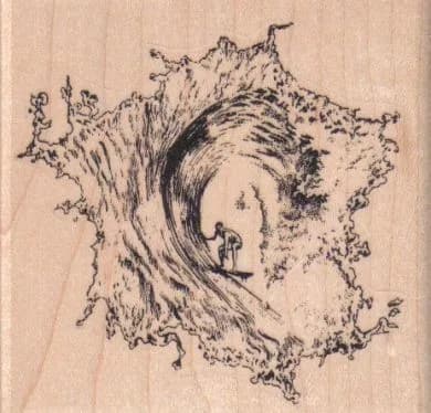 Surfer Wave 3 1/4 x 3-0